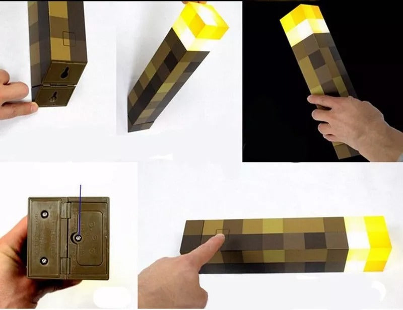 Antorcha LED Minecraft