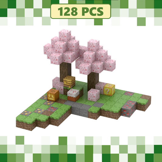 Bosque de los Cerezos [ 128 Piezas ] Bloques Minecraft